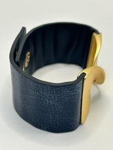 Load image into Gallery viewer, Bow Black Cuff Bracelet