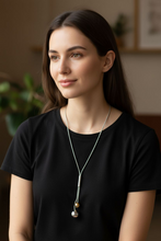 Load image into Gallery viewer, Two-tone sphere charm