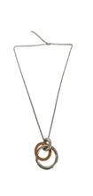Load image into Gallery viewer, Trinity ring necklace