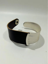 Load image into Gallery viewer, LOEWE FOU Leather &amp; Metal Cuff