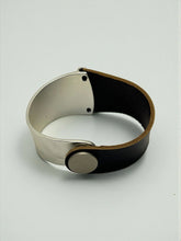 Load image into Gallery viewer, LOEWE FOU Leather &amp; Metal Cuff