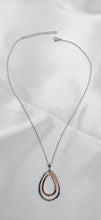 Load image into Gallery viewer, Dual teardrop necklace