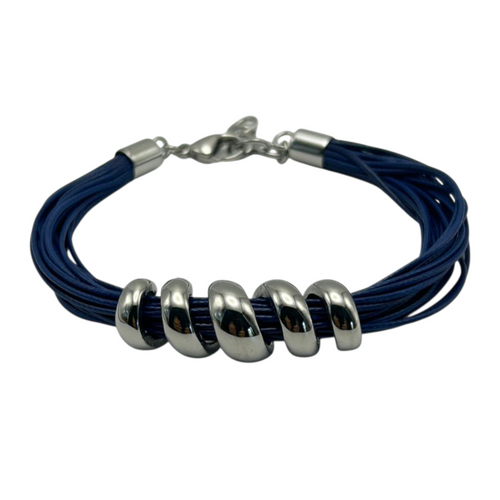 Blue Orbit bracelet