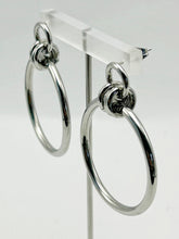 Load image into Gallery viewer, Knot Hoop Earrings