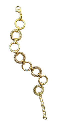 Golden orbit bracelet