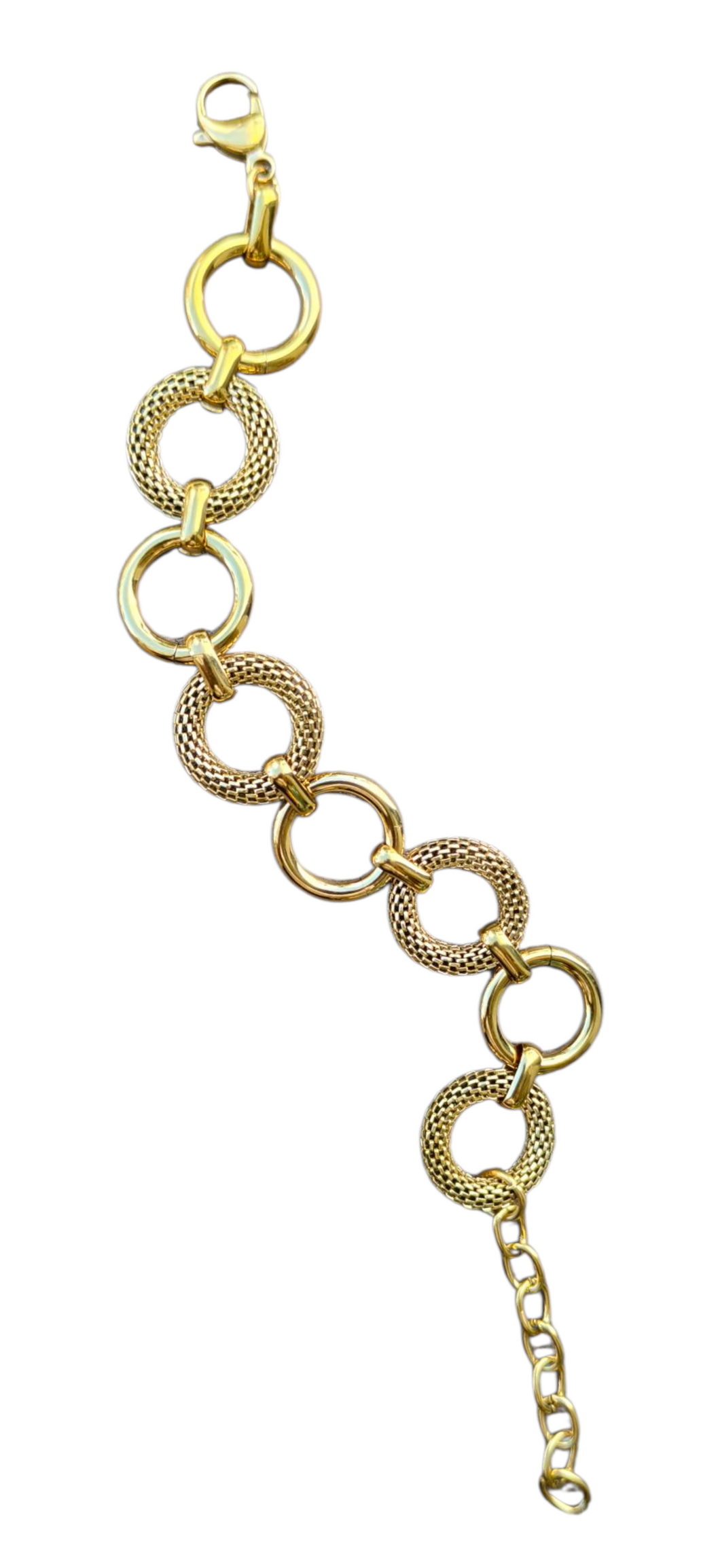 Golden orbit bracelet
