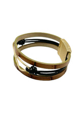 Load image into Gallery viewer, Gold Twist Wrap Bracelet