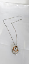 Load image into Gallery viewer, Trinity ring necklace
