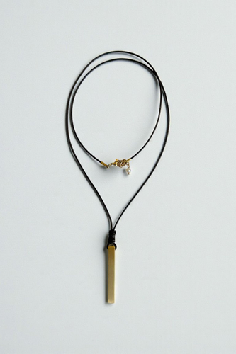 Golden Minimal Pendant