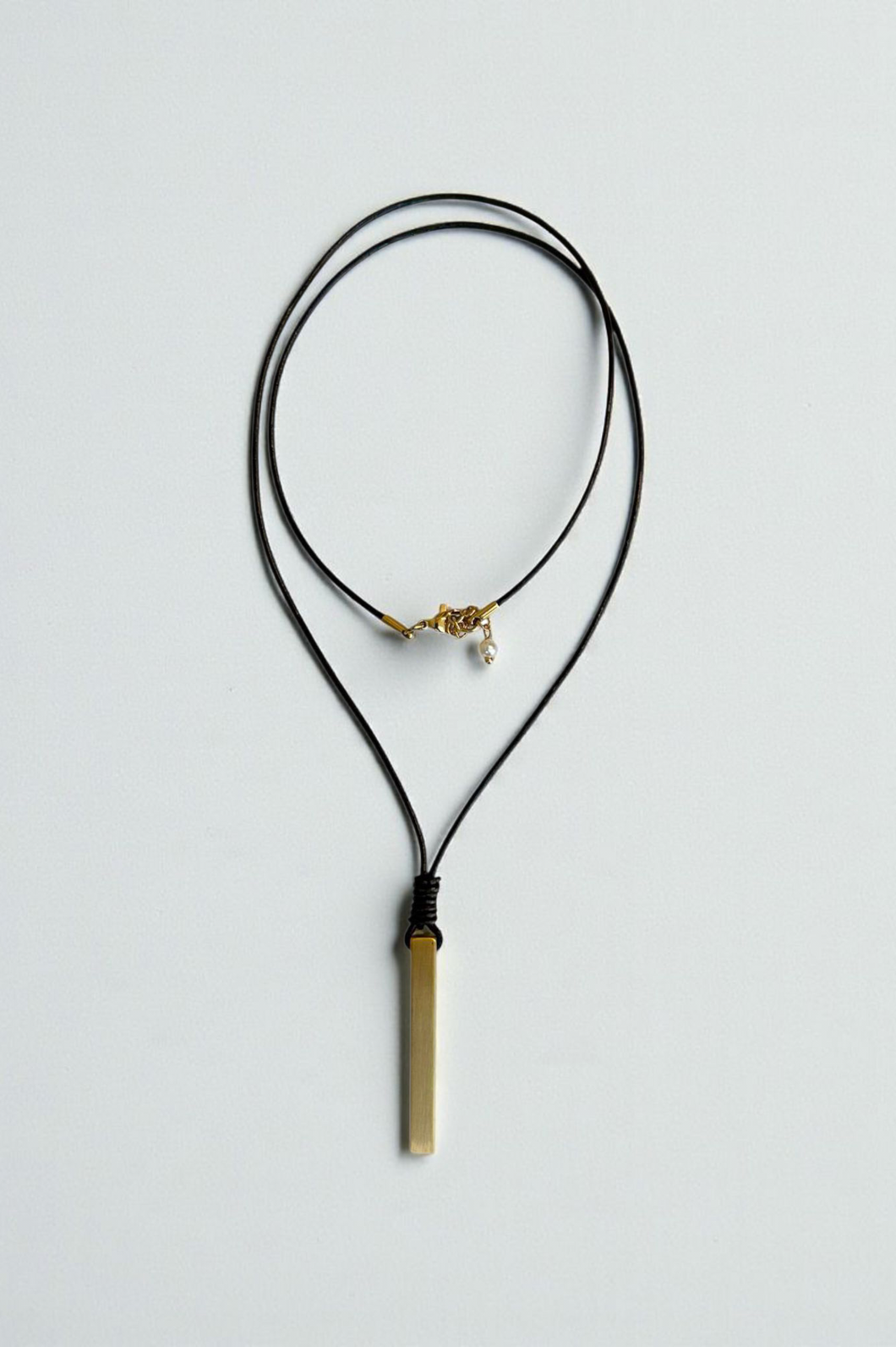 Golden Minimal Pendant