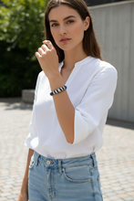 Load image into Gallery viewer, Blue Orbit bracelet