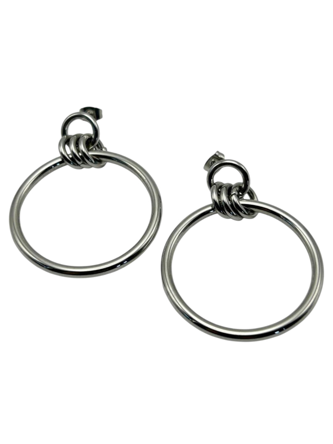 Knot Hoop Earrings