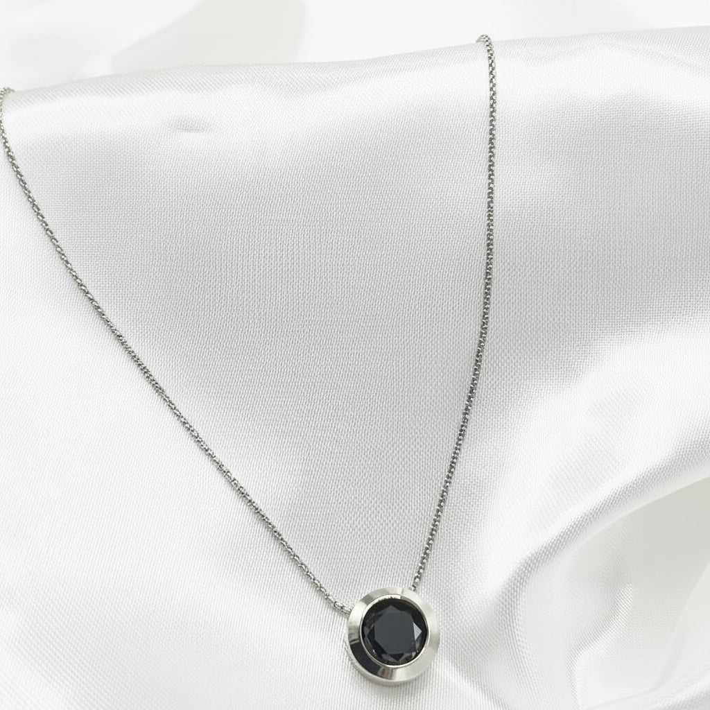 Obsidian Whisper Necklace