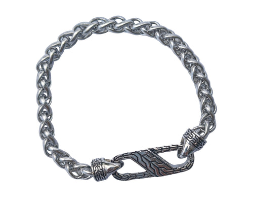 Stainless steel classic chain bracelet