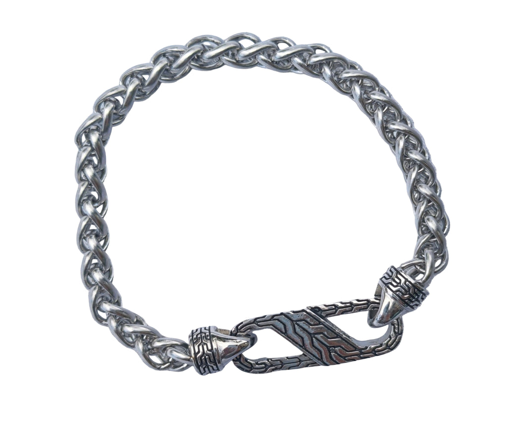 Stainless steel classic chain bracelet