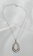 Load image into Gallery viewer, Dual teardrop necklace