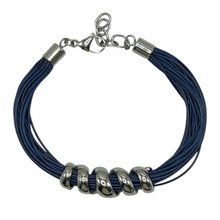 Load image into Gallery viewer, Blue Orbit bracelet