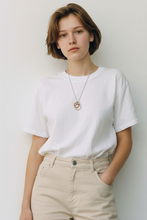 Load image into Gallery viewer, Trinity ring necklace