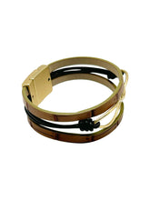 Load image into Gallery viewer, Gold Twist Wrap Bracelet