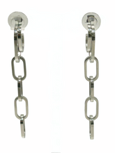 Load image into Gallery viewer, Linear Chain Trio Earrings