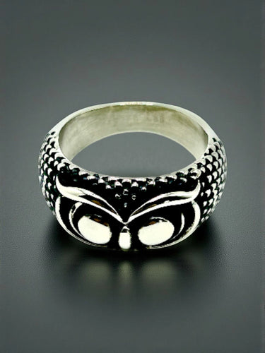 Owl Emblem Vintage Ring