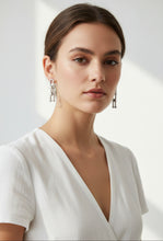 Load image into Gallery viewer, TRIPLE U FLOW EARRINGS