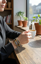 Load image into Gallery viewer, Bohemina Twist Wrap Bracelet