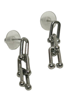 Load image into Gallery viewer, TRIPLE U FLOW EARRINGS